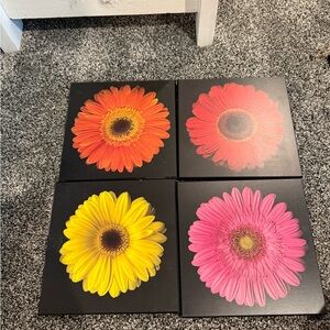 Floral Canvas Wall Art Set